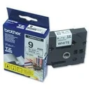 Brother P Touch Tape Black on White 9 mm TZ221