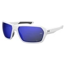 Under Armour UA Recon 6HTG47 Men's Polarized Sunglasses - White Acetate Frame, Blue Polarized Polycarbonate Lenses (64/17/125 mm)