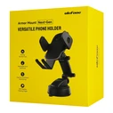 Ulefone Βάση Κινητού Αυτοκινήτου με Ρυθμιζόμενα Άγκιστρα Μαύρη UAN15