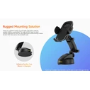 Ulefone Armor Mount Βάση Κινητού Αυτοκινήτου με Ρυθμιζόμενα Άγκιστρα Μαύρη UAN16