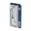 Gembird Hub 7 Θυρών USB 3.2 με σύνδεση USB-A / USB-C Ασημί UHB-ACM-U3P1U2P6-01