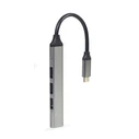 Usb Hub Gembird USB USB-C 4-PORT (USB 3.0x1 - USB 2.0x3 PORTS) SILVER