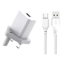 XO Φορτιστής με Καλώδιο Micro L99 UK 2.4A