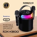 Karaoke Sonic Gear Bt5.3 Portable Rgb Wireless Speaker Iox K800 Black