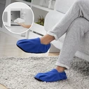 InnovaGoods Microwavable Slippers Blue