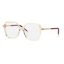 Chopard VCH348M Women's Eyeglasses 55/15/135 Brown Acetate