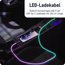 Καλώδιο USB Ansmann USB-A / USB-C with LED Lighting 100cm 1700-0158