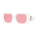VERSACE Women's Sunglasses VE4473U 314/84 54/21/140 White Acetate Frame Pink Lens