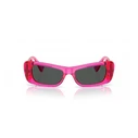 Versace Women Sunglasses VE4481-543487 (Pink frame, Grey lenses, 54/17/135 mm)