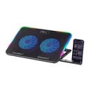 Βάση Laptop Alcatroz & Phone Cooling Stand 2 Fans Vendaval G2 Rgb Black