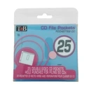 Default Oem CD File Pockets 25 Double-Sided