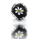 Γυναικείο Charm Viceroy Vmb0038-25 (1cm) από Ασήμι Black, White, Yellow