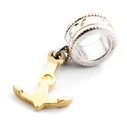 Γυναικείο Charm Viceroy Vmf0021-10 (1cm) από Ασήμι Gold Plated