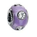 Γυναικείο Charm Viceroy Vmm0050-07 (1cm) από Ασήμι Purple
