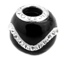 Γυναικείο Charm Viceroy Vmm0210-15 (1cm) από Ασήμι Silver, Black