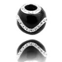 Γυναικείο Charm Viceroy Vmm0210-15 (1cm) από Ασήμι Silver, Black