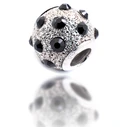 Γυναικείο Charm Viceroy Vmm0238-15 (1cm) από Ασήμι Silver, Black