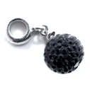 Γυναικείο Charm Viceroy Vmm0261-05 (1cm) από Ασήμι Silver, Black