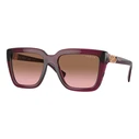 VOGUE Women's Sunglasses VO5575SB (55/18/140) Transparent Cherry frame with Pink Gradient Brown lenses