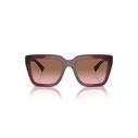 VOGUE Women's Sunglasses VO5575SB (55/18/140) Transparent Cherry frame with Pink Gradient Brown lenses