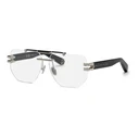 Philipp Plein Men's Metal Eyeglasses Frame Black VPP087M610K07