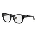Roberto Cavalli Women's Eyeglasses VRC025V500700 (50/18/135) - Black Acetate Frame