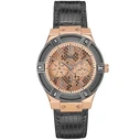 Γυναικείο Ρολόι Guess W0289L4 (39mm) Δερμάτινο Λουράκι Ασημί