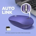 Ποντίκι Ασύρματο Alcatroz Airmouse V Lavender 1200Dpi