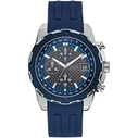 Ανδρικό Ρολόι Guess W1047G2 (46mm) Καουτσούκ Λουράκι Μπλε