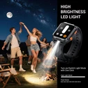 Blackview W10 Pro 46mm Smartwatch με Παλμογράφο (Μαύρο)