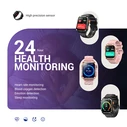 Blackview W10 Pro 46mm Smartwatch με Παλμογράφο (Μαύρο)