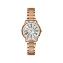 Γυναικείο Ρολόι Guess W1148L3 (34mm) Μεταλλικό Μπρασελέ Ροζ