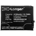 CoreParts Mobile Battery for Huawei 4100mAh Li‑pol 3.85V (CP37, CP60, LYA‑AL00, LYA‑AL00P, LYA‑AL10) – Black