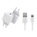 CoreParts USB-A Wall Charger with USB-C Cable 12W White (MBXUSB-AC0012)