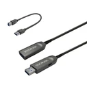 Vivolink USB 3.0 καλώδιο USB-A αρσενικό - USB-B θηλυκό 40m Μαύρο PROUSB3AAF40