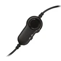 Logitech H151 Στερεοφωνικό Ενσύρματο Headset με Ελαστική Επένδυση Κεφαλής, Μικρόφωνο — Μαύρο