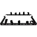 Lanview Πάνελ Οργάνωσης Καλωδίων 1/2U 19" με 10 Velcro (RAO220BL)