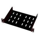 Lanview Rack Shelf 1pc for 19" Rack - Black (Model RA10100BL)