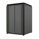 Lanview 19" καμπίνα rack 22U 800x800x1164mm Μαύρο (RDL22U88BL)