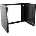 Lanview 19" 8U Επιτοίχιο Ανοικτού Πλαισίου Rack Ρυθμιζόμενου Βάθους Μαύρο