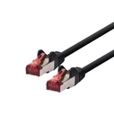 Logon SF/UTP Cat.6 (Gigabit) Καλώδιο Δικτύου Ethernet 20m Μαύρο - TCR66SS200BL