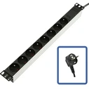 Lanview TUPS032 Πολύπριζο Ράγας 8 Θέσεων (Rack Power Strip)