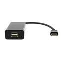 Προσαρμογέας USB Proxtend USB-C σε Mini DisplayPort 20cm Μαύρο