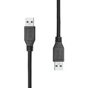 ProXtend USB 2.0 καλώδιο USB-A αρσενικό - USB-A αρσενικό, 1 m, Μαύρο