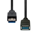Καλώδιο USB Proxtend USB-A σε USB-A 5 m Μαύρο