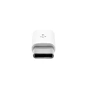 ProXtend USB-C Male to USB-C Female Adapter, White (USBC-MICROBAW)