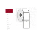Capture 930 Adhesive Labels Roll 57x76mm 12pcs
