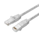 Lanview U/UTP Cat.6a (Gigabit) Ethernet Network Cable 15m White LV-UTP6A15W