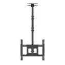 Ernitec Βάση Τηλεόρασης Οροφής έως 75" και 68kg Ασημί