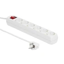 Microconnect Power Strip 6-Outlet with Switch and 1.5m Cable MC-GRU00615WS